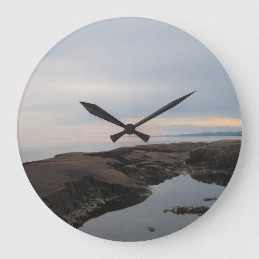 Lake Superior Große Wanduhr (Vorderseite)