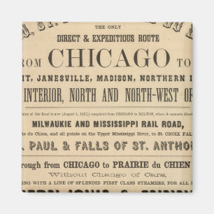 Lake Superior Iowa und Minnesota Werbung Magnet