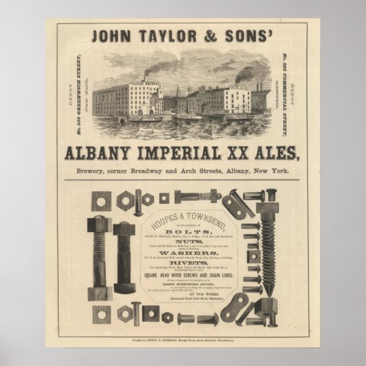 Lake Superior Iowa und Minnesota Werbung Poster (Vorne)