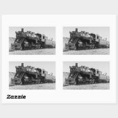 Lake Superior & Ishpeming Railroad Motor #20 Rechteckiger Aufkleber (Blatt)