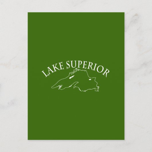 Lake Superior Karte (Vorderseite)