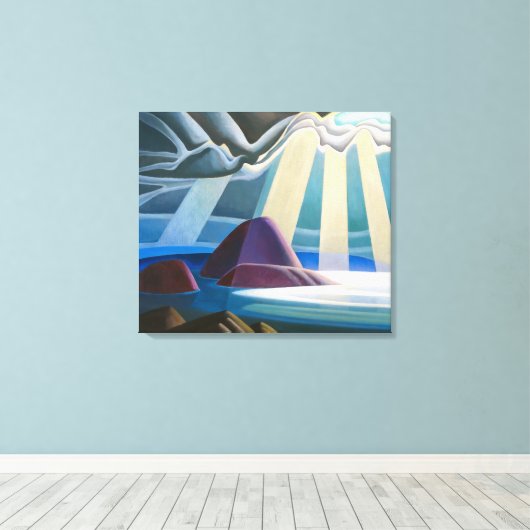 Lake Superior | Lawren Harris | FOTO Leinwanddruck (Insitu (Holzboden))