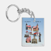 Lake Superior Lighthouse Acrylketten Schlüsselanhänger (Vorderseite links)