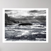 Lake Superior Lightrays Poster (Vorne)