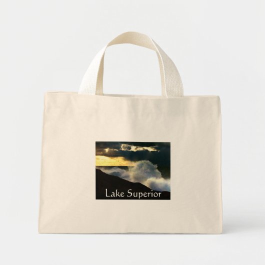 Lake Superior Mini Stoffbeutel (Vorne)