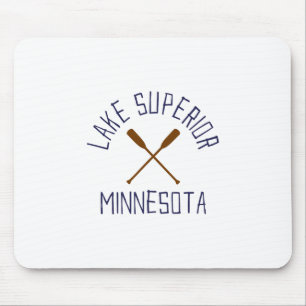 Lake Superior Minnesota Outdoor Vintage Mousepad