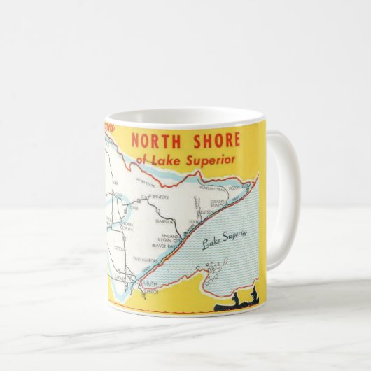 Lake Superior - Nordküste Tasse (VorderseiteRechts)