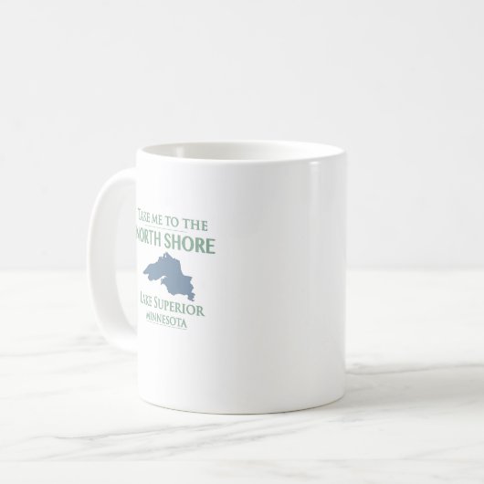 Lake Superior North Shore Kaffeetasse (Vorderseite Links)