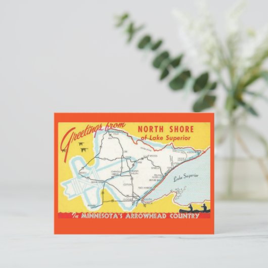 Lake Superior - North Shore Postkarte (Stehend Vorderseite)
