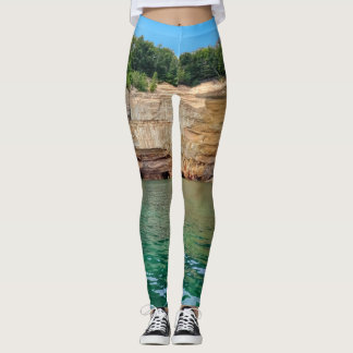 Lake Superior Pictured Rocks National Lakeshore Leggings