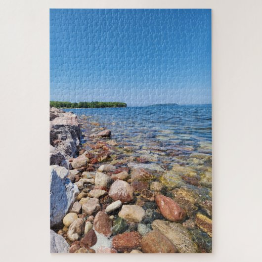 Lake Superior Pictured Rocks Nationalpark Puzzle (Vertikal)