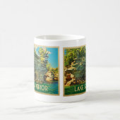Lake Superior Pictures Rocks Kaffeetasse (Mittel)