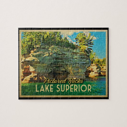 Lake Superior Pictures Rocks Puzzle (Horizontal)