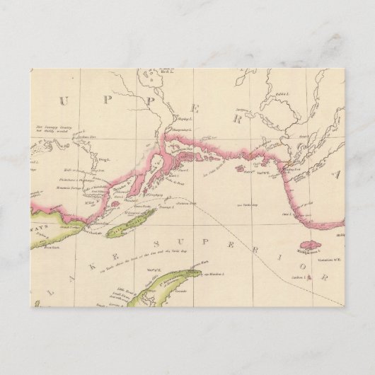 Lake Superior Postkarte (Vorderseite)