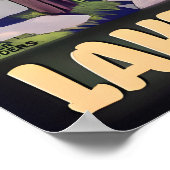 LAKE Superior Retro Roger Broders Travel Poster (Ecke)