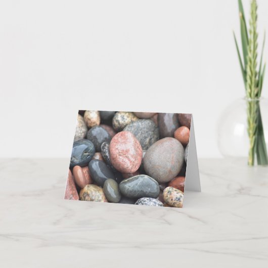 Lake Superior Rock Dankeskarte (Vorderseite)