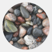 Lake Superior Rocks Runder Aufkleber (Vorderseite)