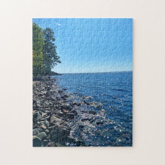 Lake Superior Rocky Shoreline Puzzle (Vertikal)