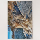 Lake Superior Shore and Icicles Jigsaw Puzzle (Vertikal)