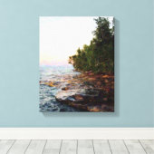 Lake Superior Shore Canvas Print Leinwanddruck (Insitu (Holzboden))