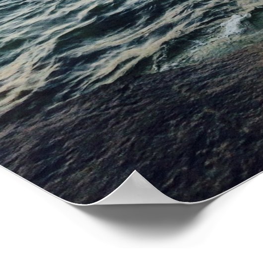 Lake Superior Shore Poster (Ecke)