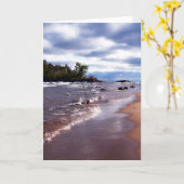 Lake Superior Shoreline Karte (Gelbe Blume)