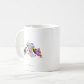 Lake Superior Silhouette Map Kaffeemaschine Tasse (Vorderseite Links)