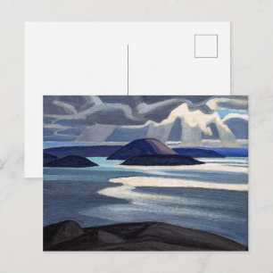 Lake Superior Skizze   Lawren Harris   Postkarte