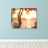 Lake Superior Sunset Leinwanddruck (Insitu (Holzboden))