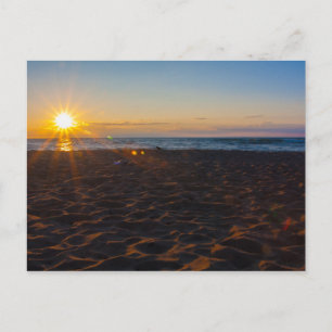 Lake Superior Sunset, Ontonagon, Michigan Postkarte