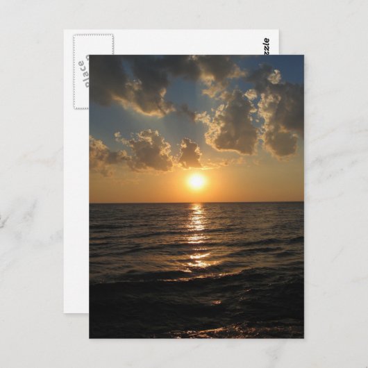 Lake Superior Sunset Postcard Postkarte (Vorne/Hinten)
