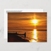 Lake Superior Sunset Postkarte (Vorne/Hinten)