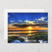 Lake Superior Sunset Postkarte (Vorne/Hinten)