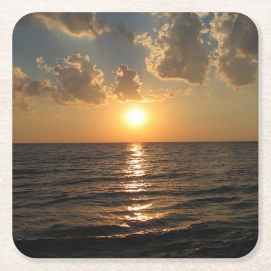 Lake Superior Sunset Untersetzer (Vorderseite)