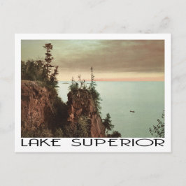 Lake Superior Vintage Travel Style Postkarte