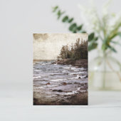Lake Superior Waves Postkarte (Stehend Vorderseite)