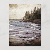 Lake Superior Waves Postkarte (Vorderseite)