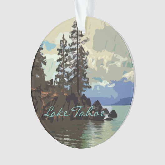 Lake Tahoe Akrylornament Ornament (Vorderseite)