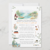 Lake Tahoe Bachelorette Weekend Itinerary Einladung (Vorderseite)