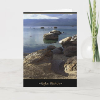 Lake Tahoe Blank Note or Greeting Card Karte