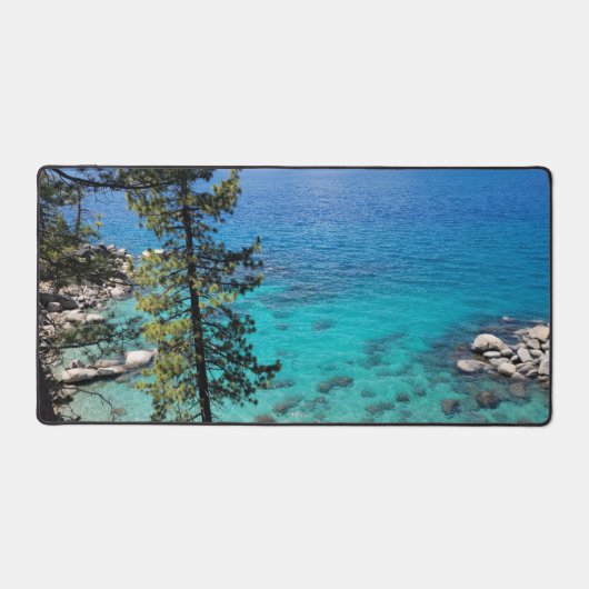 Lake Tahoe Blue Green Waters Schreibtischunterlage (Vorderseite)