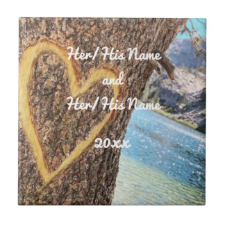 Lake Tahoe Blue Water Tree Herzliche Liebe Fliese