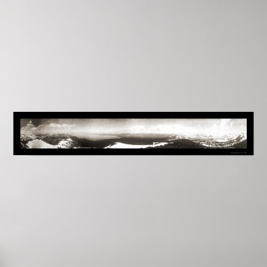 Lake Tahoe CA Foto 1906 Poster (Vorne)