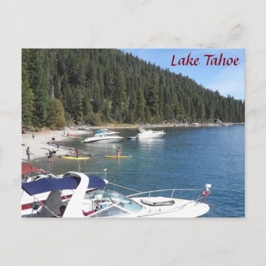 Lake Tahoe, CA Postkarte (Vorderseite)