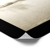 Lake Tahoe, CA Wharf Foto 1906 Poster (Ecke)