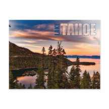 Lake Tahoe California at Sunset Beautiful