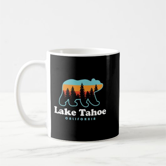 Lake Tahoe California Bärenberg Wandern Pullov Kaffeetasse (Links)