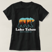 Lake Tahoe California Bärenberg Wandern Pullov T-Shirt (Design vorne)