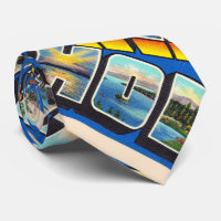Lake Tahoe California CA Large Letter Postcard