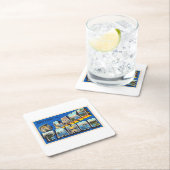 Lake Tahoe California CA Large Letter Postcard Rechteckiger Pappuntersetzer (Vor Ort)